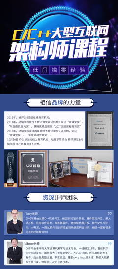 C/C++ Linux服務器開發與后臺服務架構 動腦學院技術咨詢與技術服務詳解